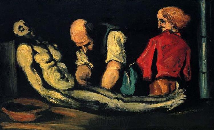 Paul Cezanne Vorbereitung auf das Begrabnis Germany oil painting art